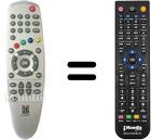 Gleichwertige Fernbedienung Metronic SYSTEC2