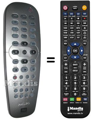 Replacement remote control Philips 242254900968