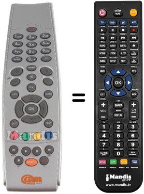 Replacement remote control ACCESS MEDIA STBL3014