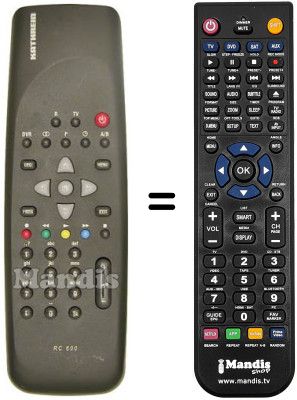 Replacement remote control RC600