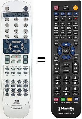 Gleichwertige Fernbedienung REMCON1080