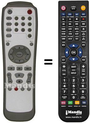 Replacement remote control LITE-ON LVW5002