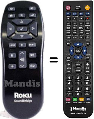 Gleichwertige Fernbedienung ROKU SOUNDBRIDGE