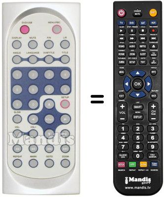 Replacement remote control Telesystem TS2.6PX