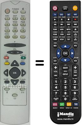 Gleichwertige Fernbedienung RC2548