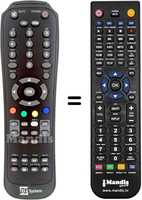 Gleichwertige Fernbedienung Zodiac REMCON615