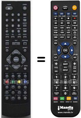 Gleichwertige Fernbedienung Aeg HVS57695