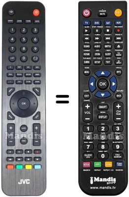 Gleichwertige Fernbedienung HVS57410