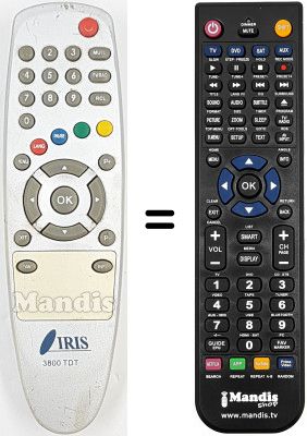 Gleichwertige Fernbedienung WHV15545W