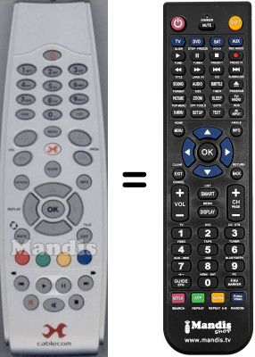 Replacement remote control Adb SEC15016W