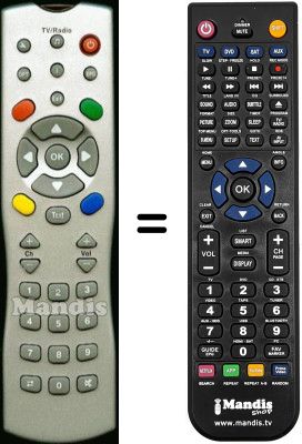 Replacement remote control Brain Wave SEC15452W