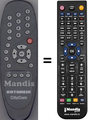 Gleichwertige Fernbedienung WHV15061W