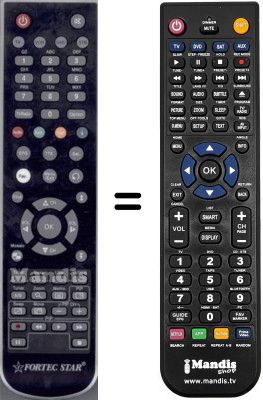 Gleichwertige Fernbedienung WHV15261W