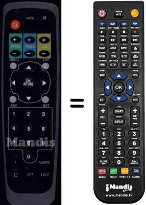 Replacement remote control WHV3110W