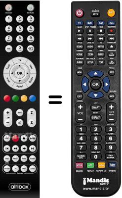Replacement remote control WHV14711W