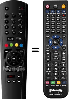 Replacement remote control WHV12450W