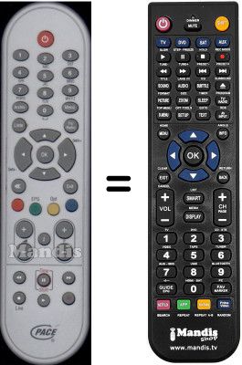 Gleichwertige Fernbedienung WHV15777W