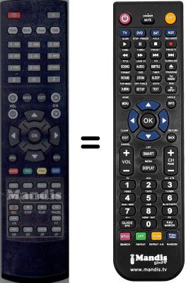 Gleichwertige Fernbedienung WHV15776W