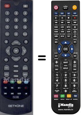 Gleichwertige Fernbedienung WHV14676W