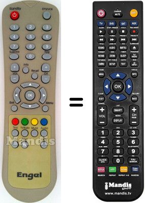 Replacement remote control Engel SEC3960W