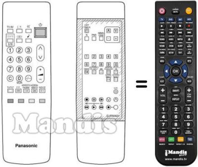 Replacement remote control HVS54356