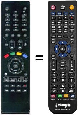 Replacement remote control HVS53469