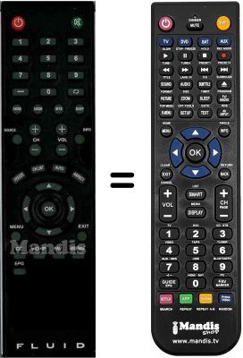 Replacement remote control WHV12406