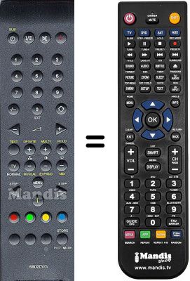 Replacement remote control WHV3534