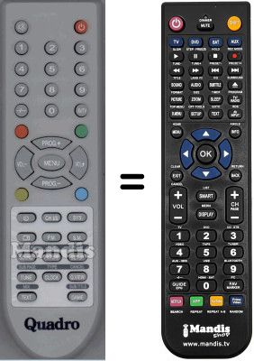 Replacement remote control WHV3989