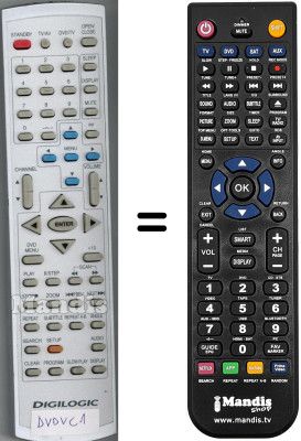 Replacement remote control WHV15557