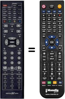 Gleichwertige Fernbedienung WHV14277