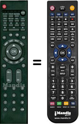 Gleichwertige Fernbedienung WHV12322