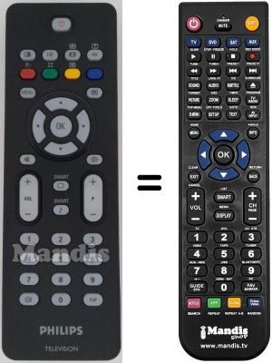 Replacement remote control Philips SEC0787