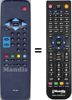 Gleichwertige Fernbedienung WHV5397