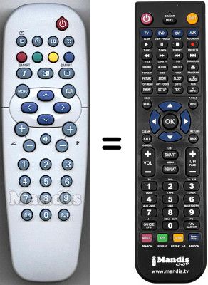 Gleichwertige Fernbedienung Philips WHV15719